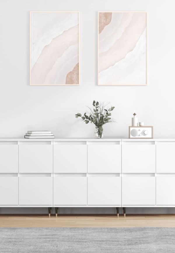 Jättefin vit skåp 2025 från vidaXL.