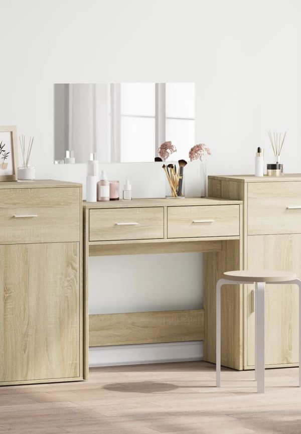 Supersnygg brun bord i ek från vidaXL.