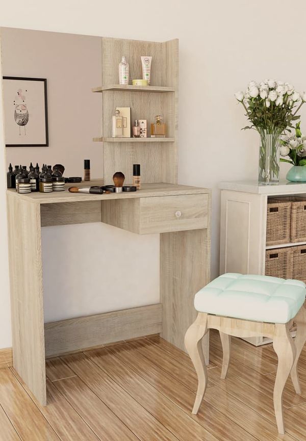 Brun vidaXL-ekmatbord i fantastiskt fin modell.