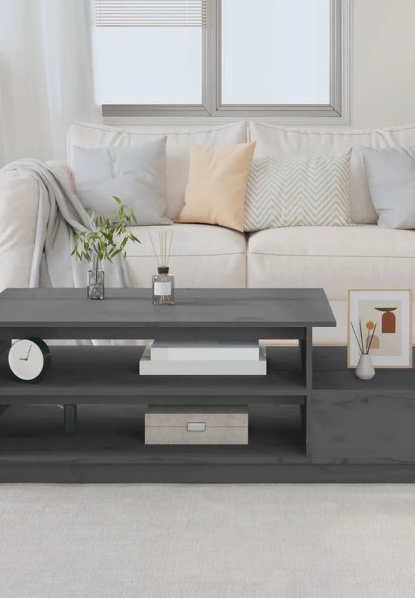 Fantastiskt fin grå bord 2025 från vidaXL.