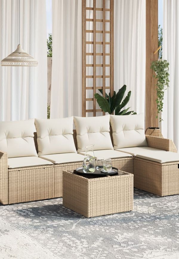 Superfin beige soffgrupp 2025 från vidaXL.