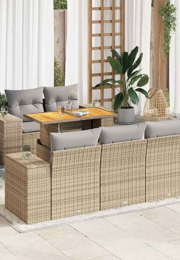 Riktigt trendig beige bord 2025 från vidaXL.