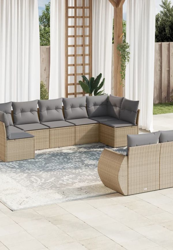 Beige soffgrupp som passar perfekt till våren 2025!