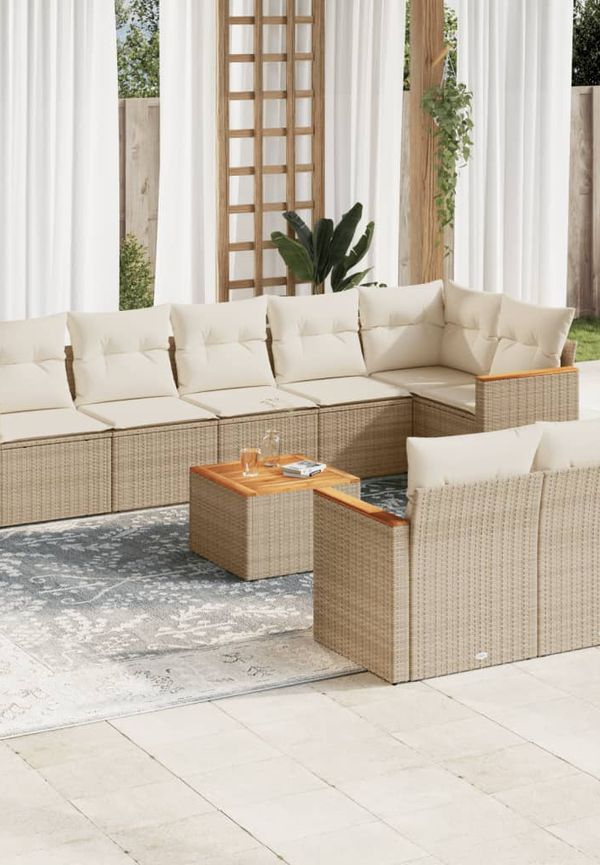 Elegant beige bord 2025 från vidaXL.