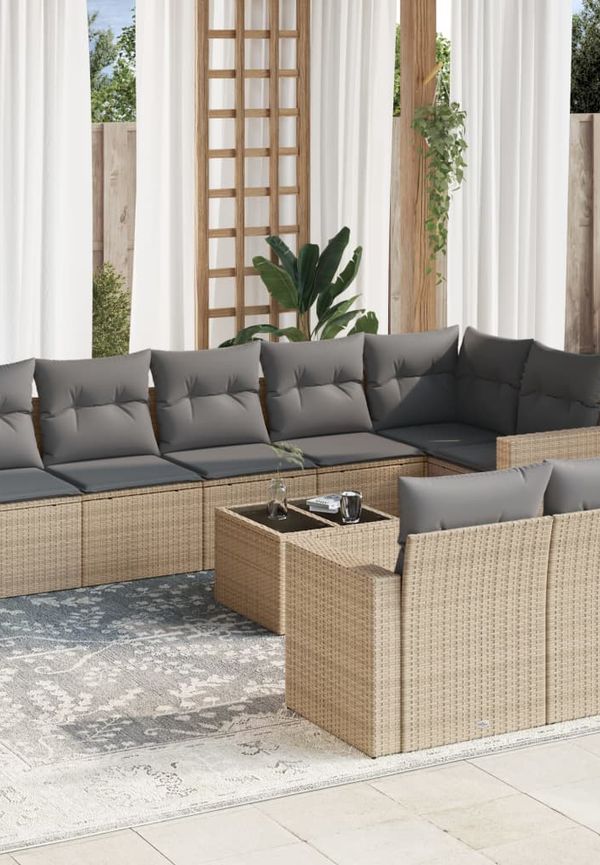 Jättesnygg beige soffgrupp 2025 från vidaXL.