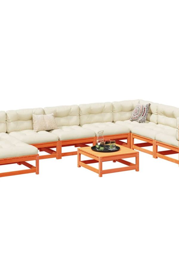 Cool möbelgrupp i brunt från vidaXL.