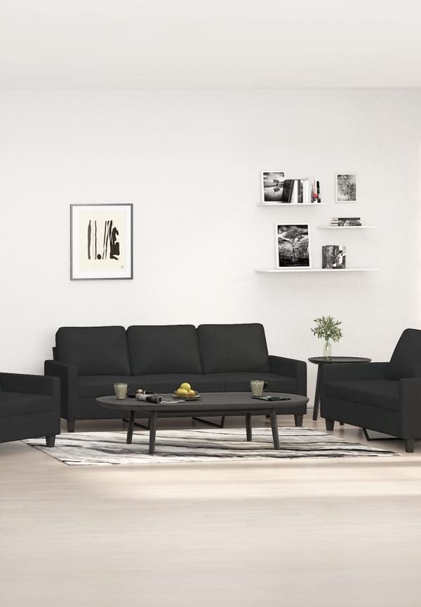 Cool svart soffa 2025 från vidaXL.