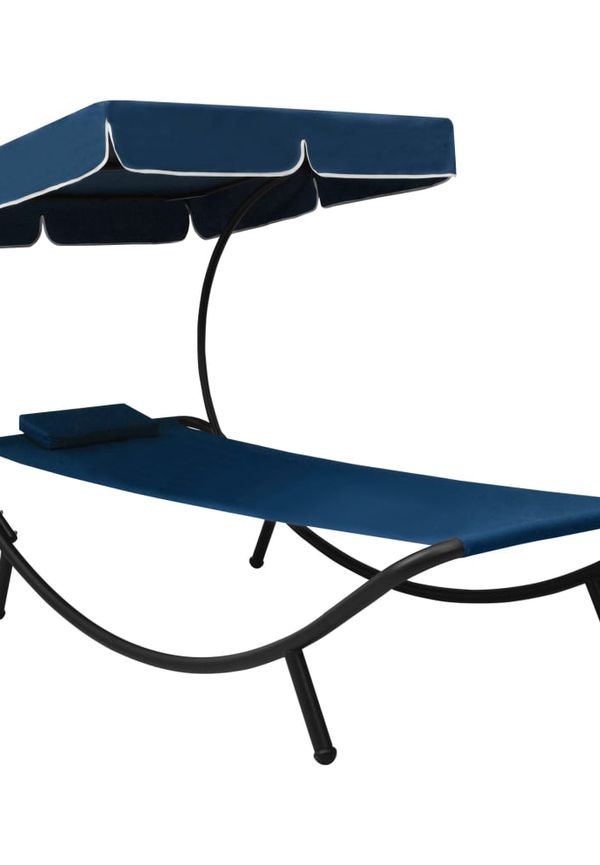 Elegant sittmöbel i blått från vidaXL.