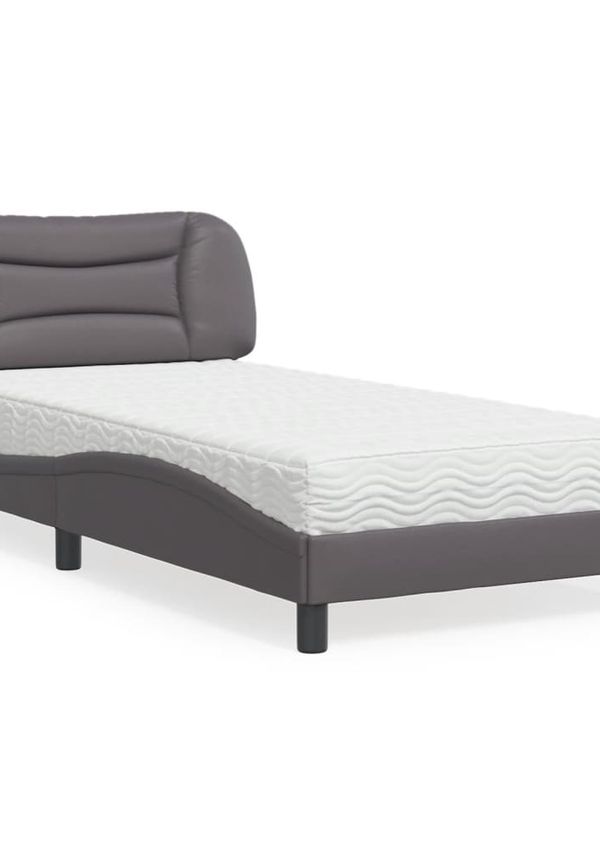 Elegant säng i grått från vidaXL.