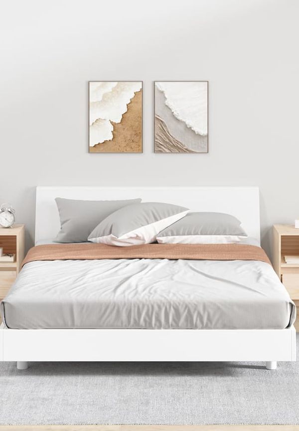 Brun vidaXL-nattduksbord i klassisk modell.