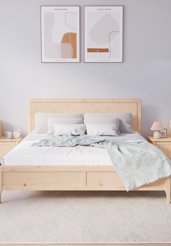 Otroligt fin brun sängbord 2025 från vidaXL.