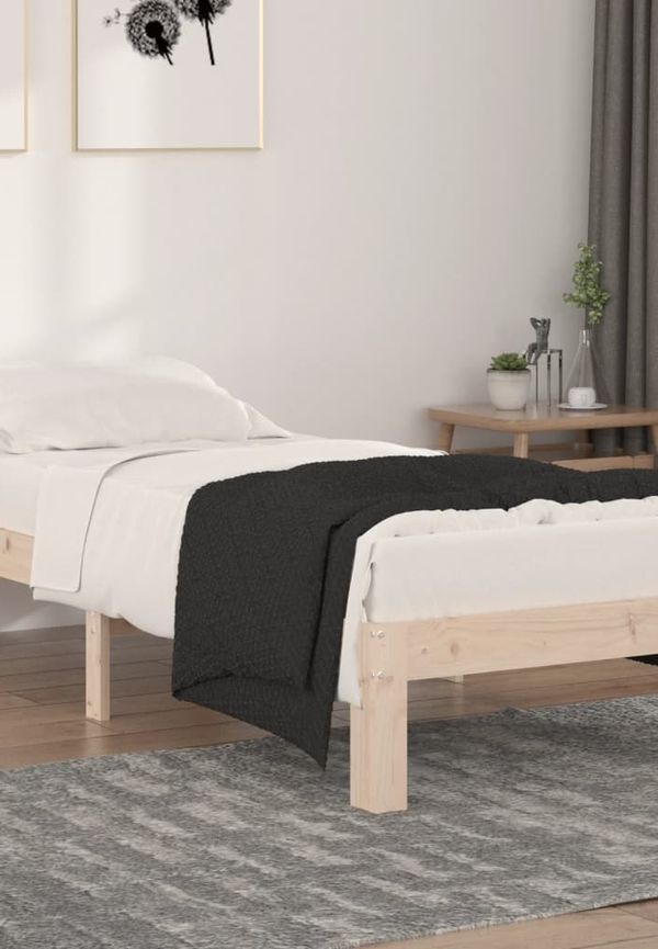 Moderiktig sängram i brunt från vidaXL.