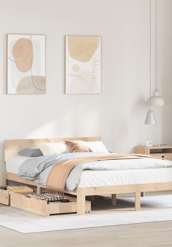 Supersnygg brun säng 2025 från vidaXL.