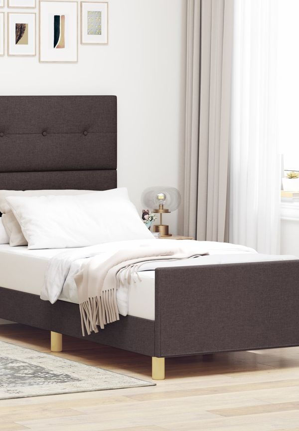 Riktigt snygg brun säng 2025 från vidaXL.