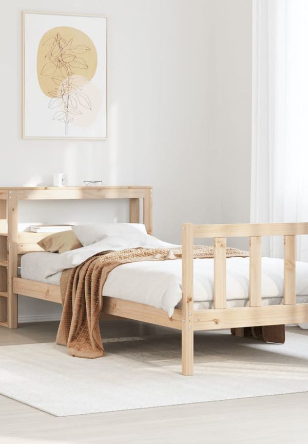 Exklusiv sängram i brunt från vidaXL.