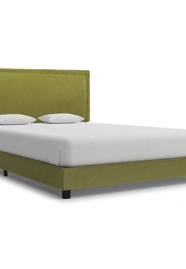 Stilriktig sängram i grönt från vidaXL.