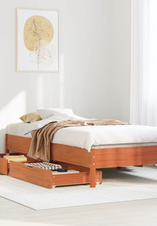 Trendig brun extrasäng 2025 från vidaXL.