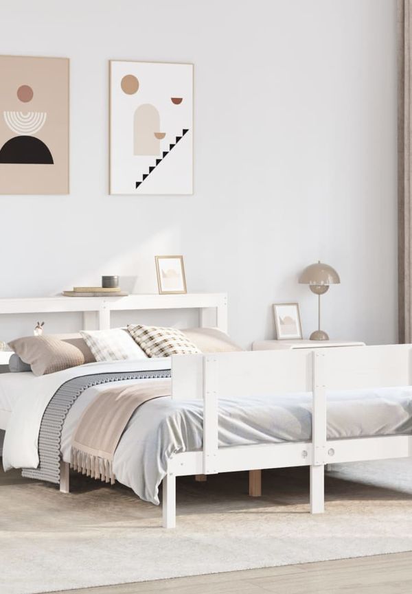 Vit säng som passar perfekt till hösten 2025!