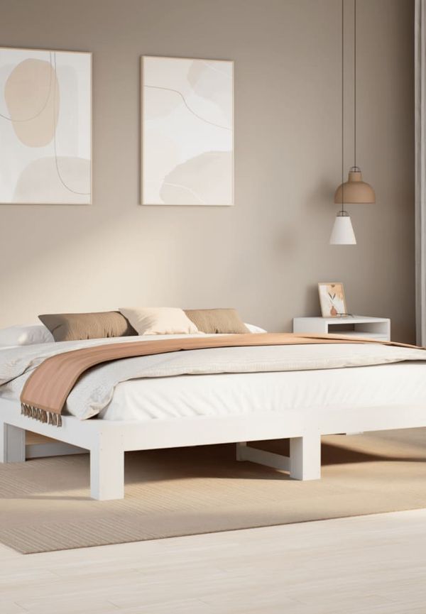 Fantastiskt fin vit säng 2025 från vidaXL.