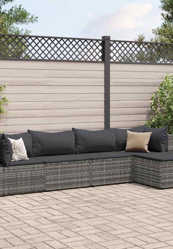 Exklusiv möbelgrupp i grått från vidaXL.