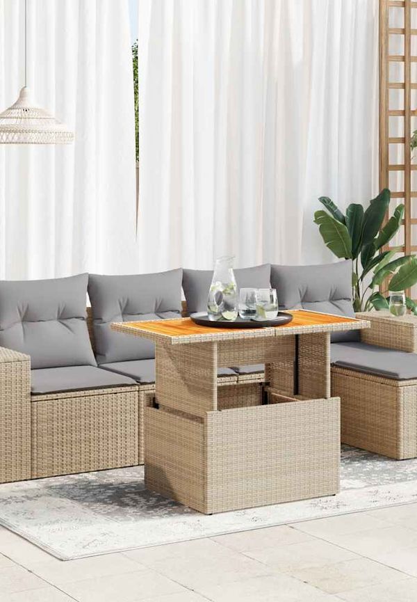 Klassisk beige soffgrupp 2025 från vidaXL.