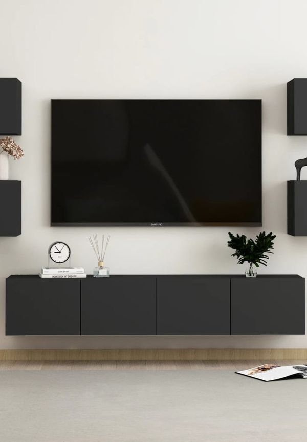 Mysig svart skåp 2025 från vidaXL.