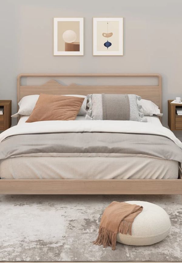 Brun vidaXL-ekmatbord i härlig modell.