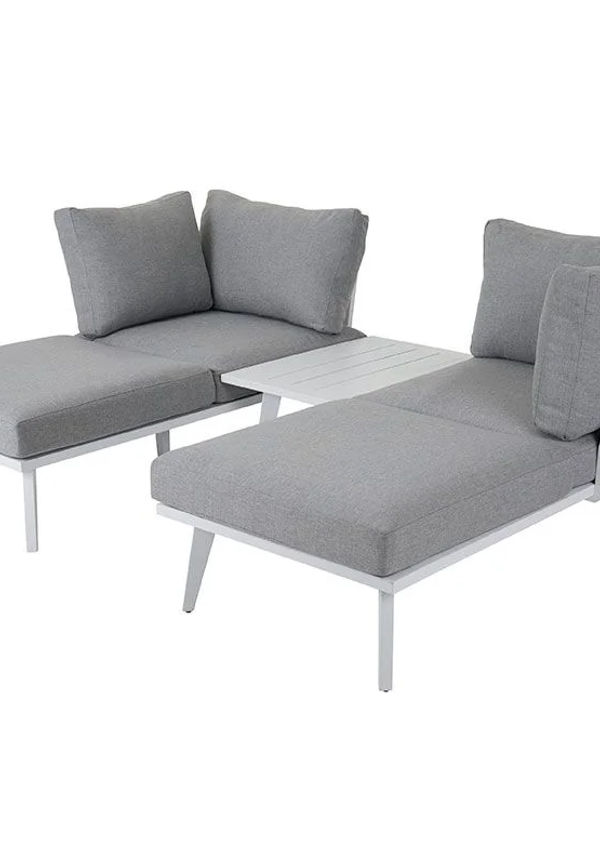 Mysig aluminiumloungegrupp 2025 från Brafab.