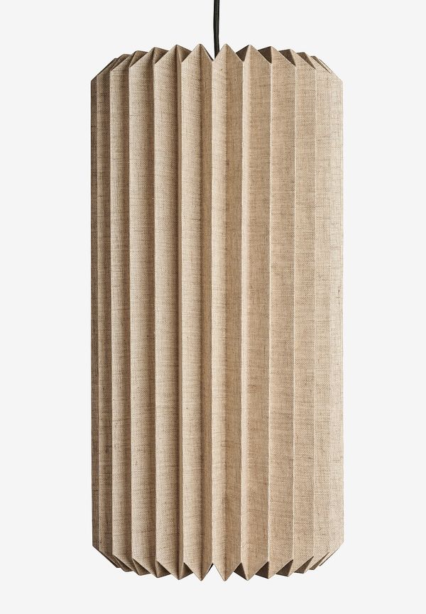 Beige watt & VEKE-linnelampa i fantastiskt fin modell.