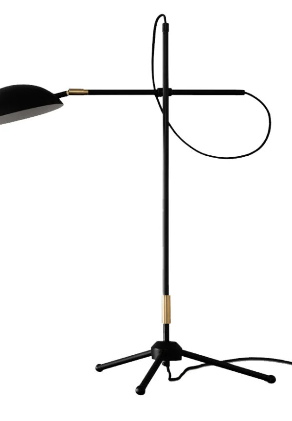 Komfortabel svart lampa 2025 från watt & VEKE.