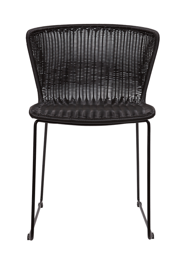 Söt svart matstol 2025 från WOOOD.