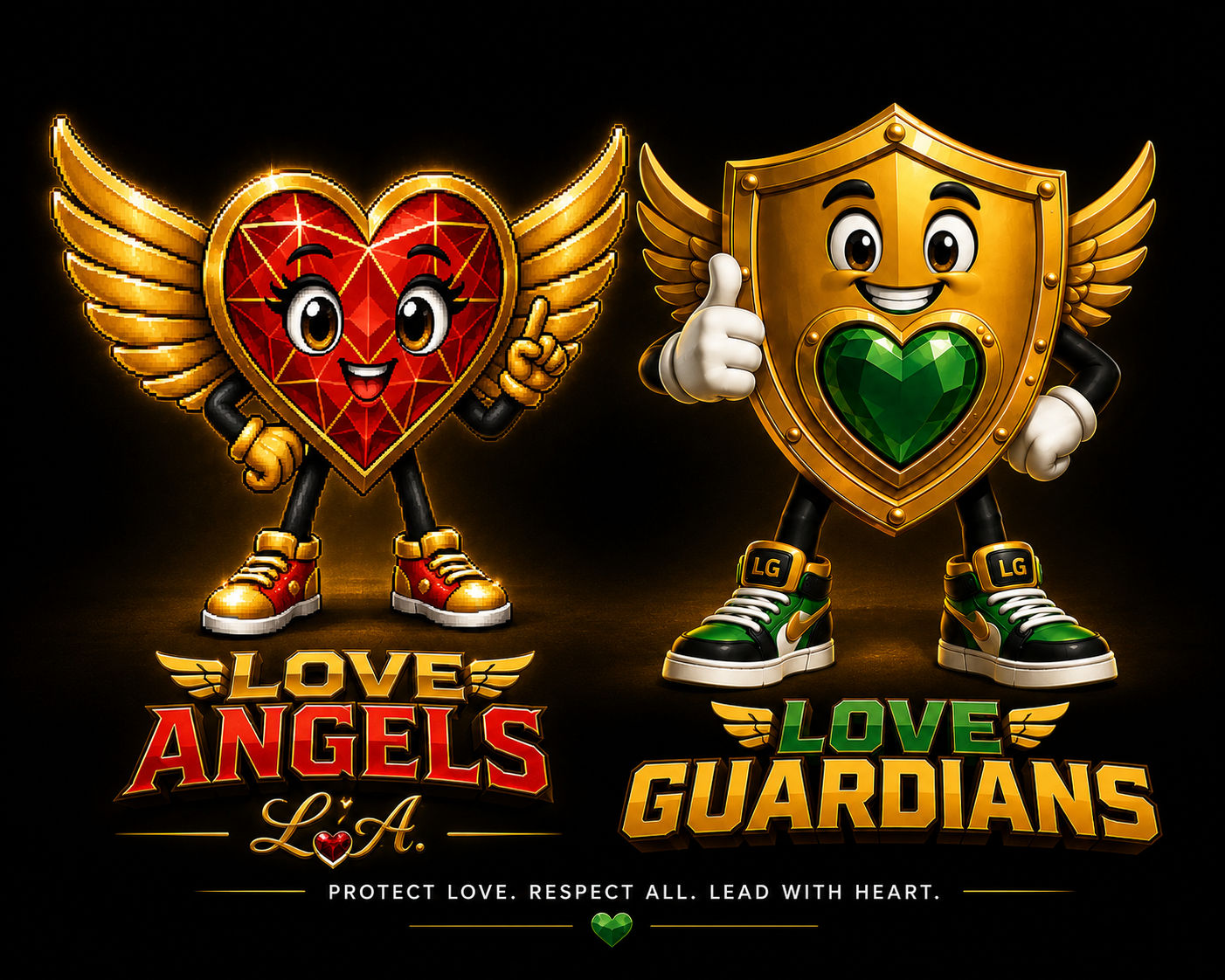 Love Angels and Love Guardians