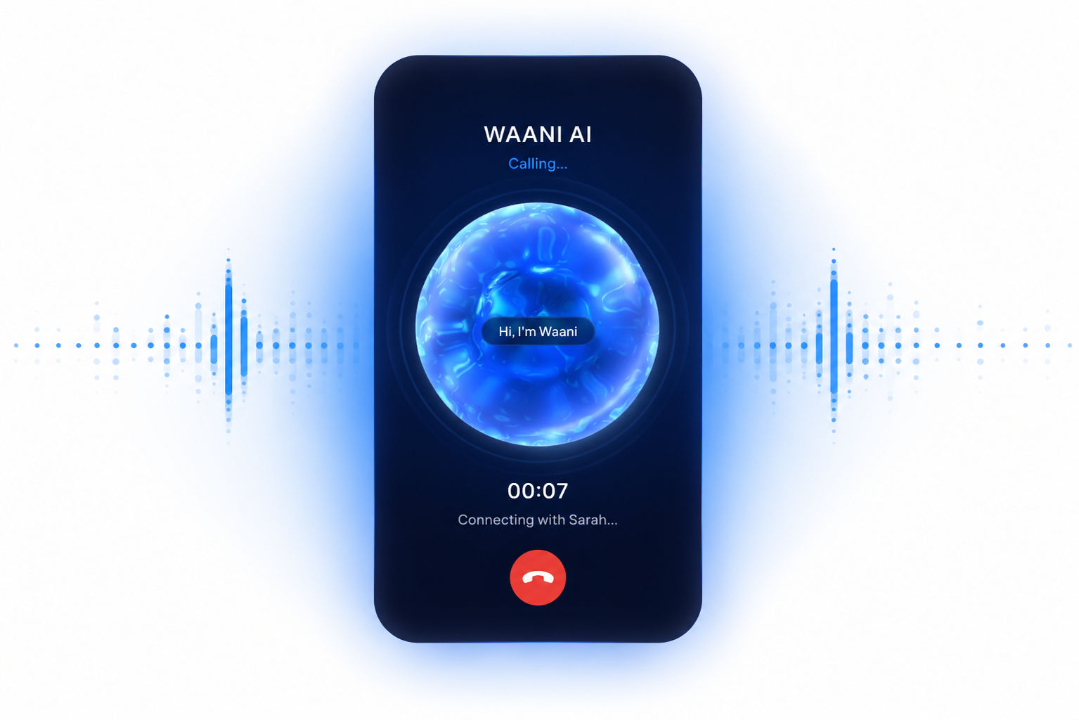 Waani placing an outbound call within seconds of the lead arriving