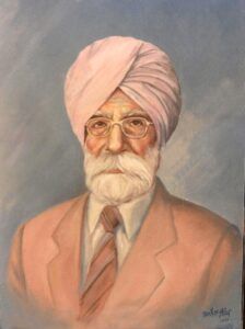 Sant Singh Sekhon Portrait by Jarnail Singh Sant Singh Sekhon Portrait by Jarnail Singh