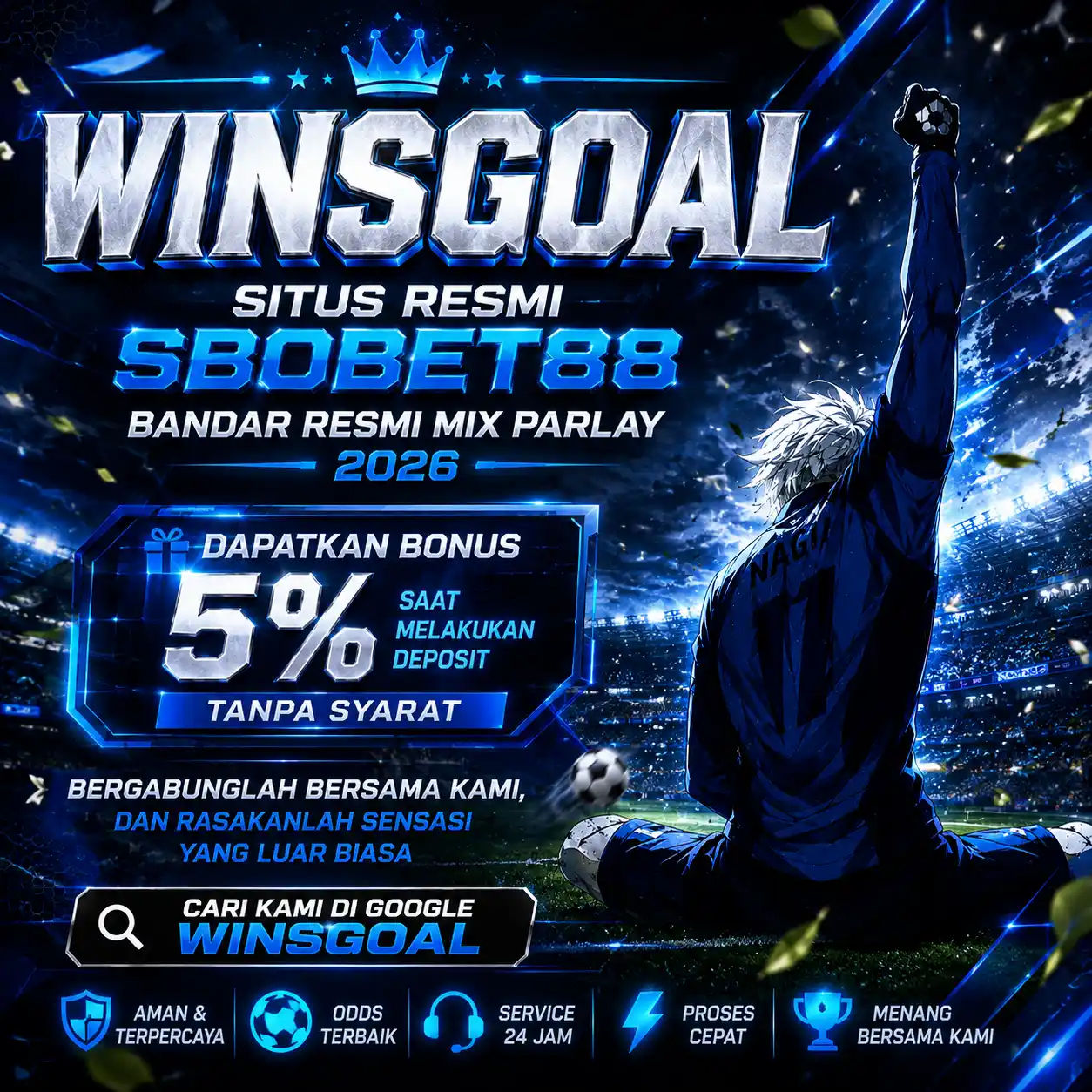 WINSGOAL - Link SBOBET88 Bandar Resmi Sbobet Judi Bola Online Taruhan Mix Parlay 2026