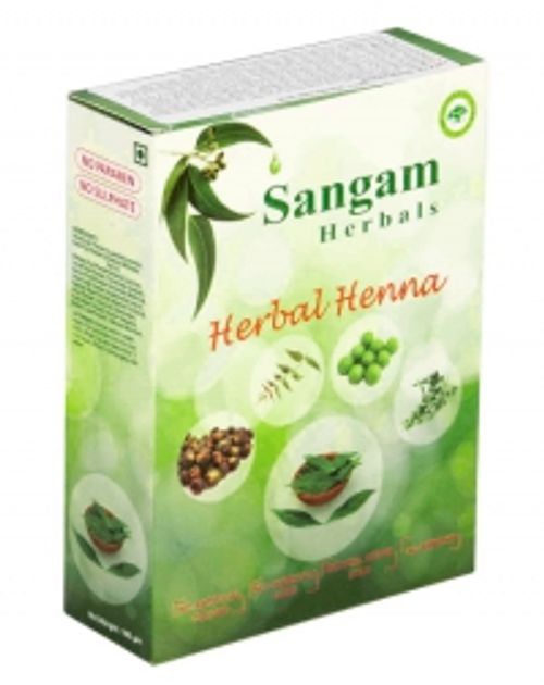 Хна с добавками трав Sangam Herbals (100 г). 