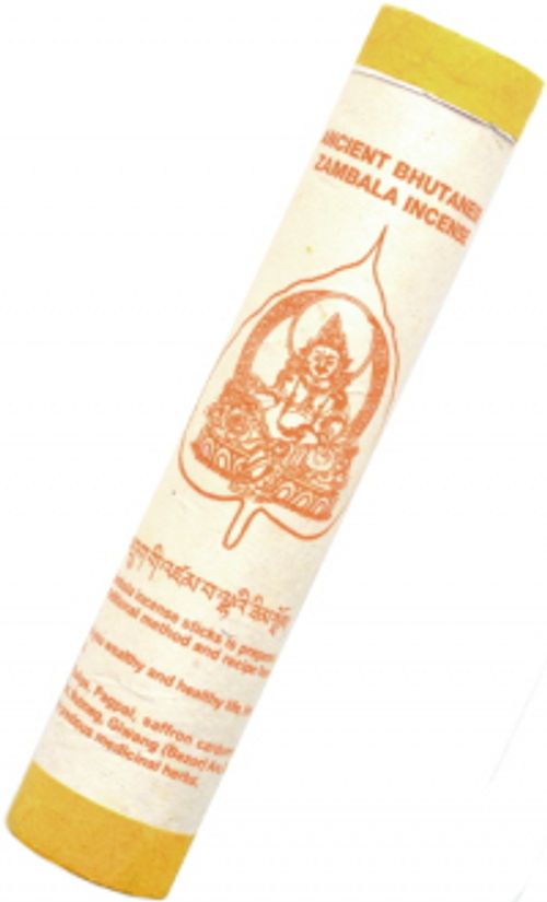 Ancient Bhutanese Zambala Incense (Древнее бутанское благовоние Дзамбала), 19 палочек по 18,5 см. 