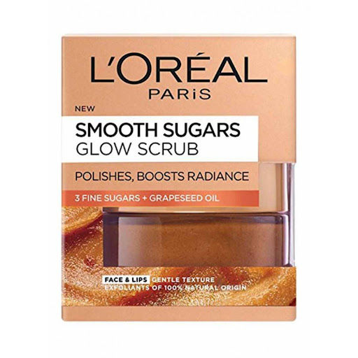 Dhifaf - Loreal Smooth Sugars J50 Kiwi Clear Face And Lips Scrub