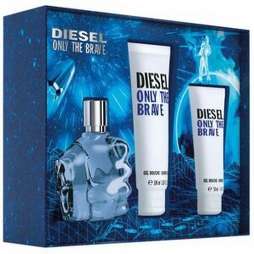 SET ONLY THE BRAVE 75ml EDT + Showergel 100ml +Showergel 50ml Parfum 