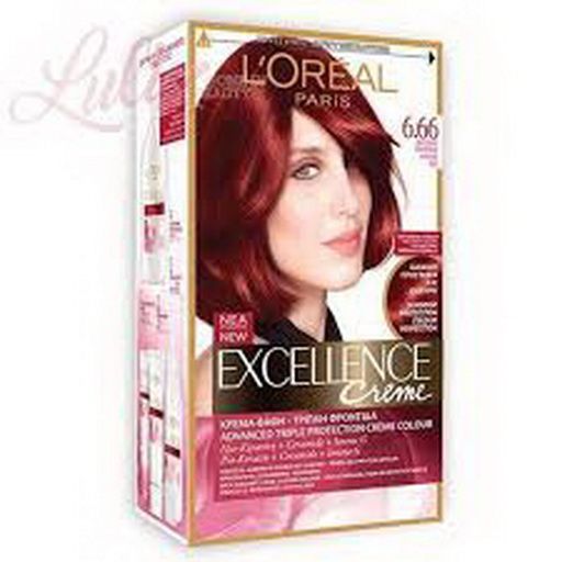 Loreal Excellence Intense Red - 6.66 Cream 
