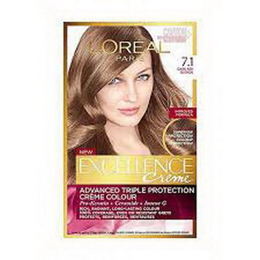 Loreal Excellence Ash Blonde - 7.1 Cream 