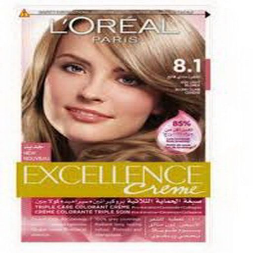 Loreal Excellence Ash Blonde - 8.1 Cream 