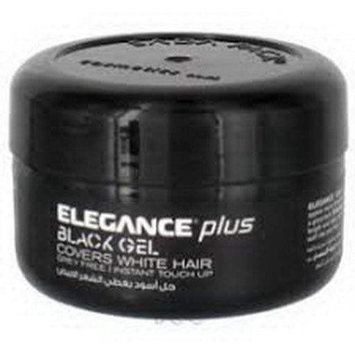 ELEGANCE Black Gel Cover whit Hair 100 ml Coloration 