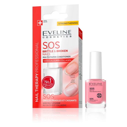 EVELINE NAIL THERAPY SPA Nail Britte&Broken Nr1 Nails - Makeup 
