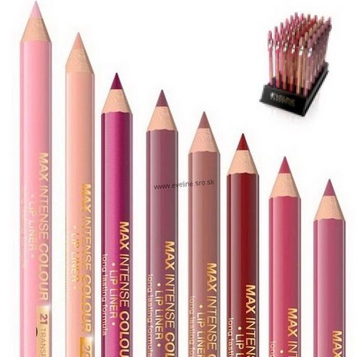 set EVELINE Lip liner Instense Colour 30 + 6 Lips - Makeup 