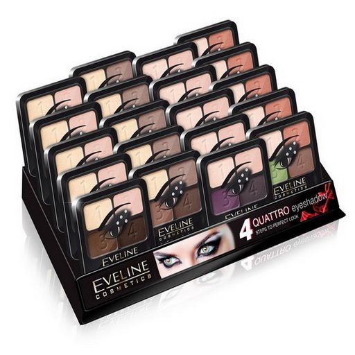 set EVELINE EYE SHADOW POWDek Eyes - Makeup 
