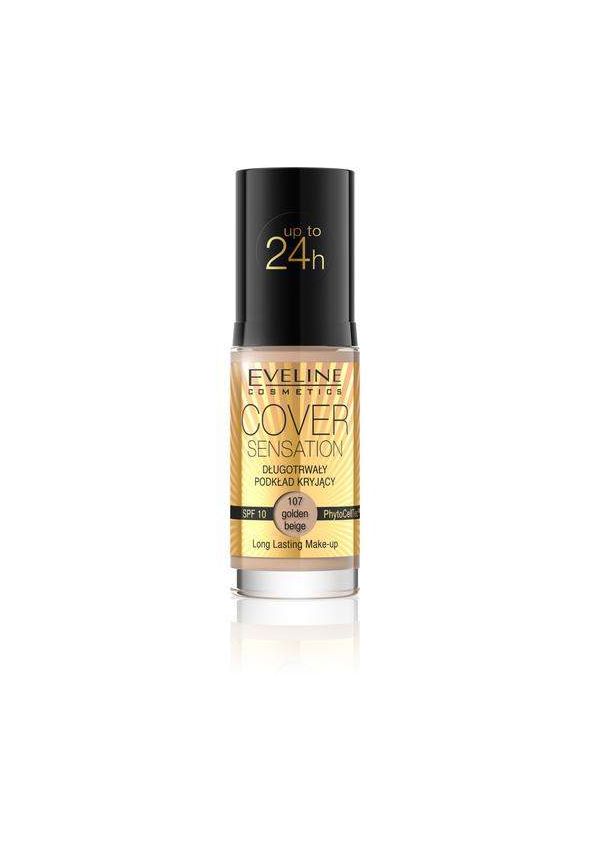 EVELINE  SPF10 Cover Sensation 107 golden beige Face - Makeup 