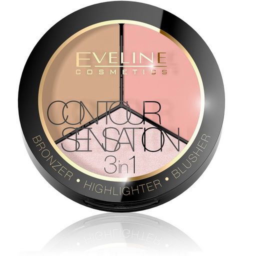 Eveline Contour Sensation 3in1 Pink Beige Contour 