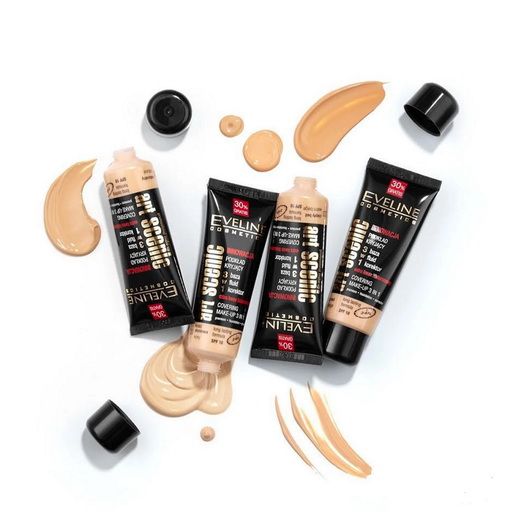 Eveline Art Scenic 3 in 1 Covering Foundation 3 in 1 Warm Beige Face - Makeup 