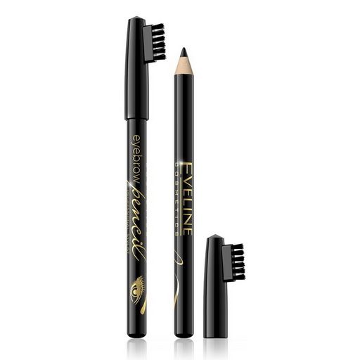 Eyebrow Pencil Black With Brush Brow Pencil 